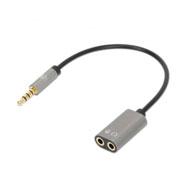 Adaptador Manhattan audio 3.5mm trrs 1 m-2 h 20cm