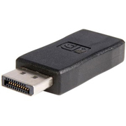 Adaptador Startech de video dp a HDMI sivo negro