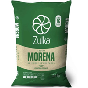 Azúcar morena zulka bolsa de 1 kg .