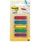 BANDERITAS ADHESIVAS FLECHA POST-IT PRIMARIOS 5 BLOCKS