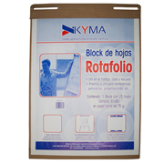 Block rotafolio KYMA cuadro grande (7mm)con 25 hojas