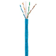 Bobina Intellinet CAT 6 CCA UTP 305m solida azul