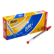 Bolígrafo Bic rojo punto mediano 1.0 mm caja con12 piezas