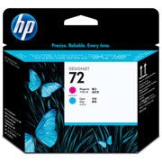 Cabezal de impresión HP 72 magenta y ciaCabezal de impresión HP 72 magenta y cia