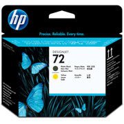 Cabezal de impresión HP 72 negro mate y Cabezal de impresión HP 72 negro mate y