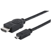 Cable Manhattan HDMI 1.4 m-micro 2m+e rnet