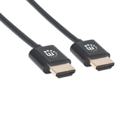 Cable Manhattan HDMI 2.0 ultradelgado m-m 1.0m