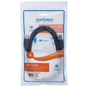 Cable Manhattan USB a-b v2.0 3.0m negro .