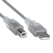 Cable Manhattan USB a-b v2.0 4.5m pla .