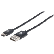 Cable Manhattan USB-c v2.0 c-a 2.0m n o 480mbps