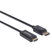 Cable Manhattan displayport - HDMI m- k  1.8m