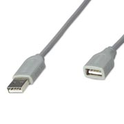 Cable Manhattan extension USB a-b v1. 4.5m gr