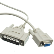 Cable Manhattan null modem db9-db25 1.8mh-m