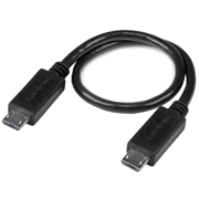 Cable Startech USB otg 20cm micro USB mm.