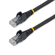 Cable Startech ethernet CAT 6 1m patc TP negro