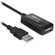 Cable USB Brobotix extension activa v 10m negro