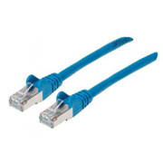 Cable patch Intellinet CAT 6a 0.3m 1.0f s/ftp azul