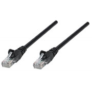 Cable patch Intellinet CAT 6a 0.3m 1.0f s/ftp negro