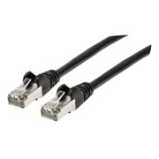 Cable patch Intellinet CAT 6a 0.9m 3.0f s/ftp negro