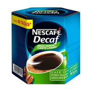 Cafe soluble Nescafe Decaf descafeinado stick 50 pzas