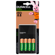 Cargador Duracell con 4 pilas AA .