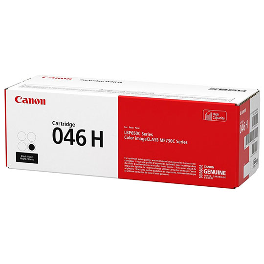 Cartucho Canon para toner 046 negro .