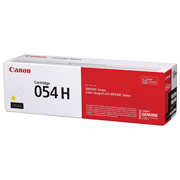 Cartucho Canon para toner 054 H amarillo.