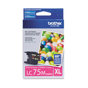 Cartucho brother de tinta Magenta LC75M .