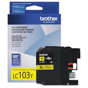 Cartucho brother de tinta amarilla LC103Y