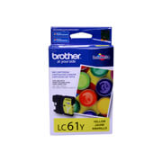 Cartucho brother de tinta amarillo LC61Y.