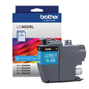 Cartucho brother de tinta cian LC402XLC .