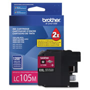 Cartucho brother de tinta magenta LC105M.