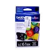 Cartucho brother de tinta negro LC61BK .