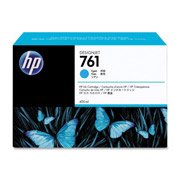 Cartucho de tinta DesignJet HP 761 Cyan Ink Cartridge HP 761 400ml Cyan Ink