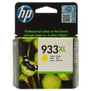 Cartucho de tinta amarilla HP 933xl .