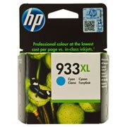 Cartucho de tinta cian HP 933xl .