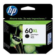 Cartucho de tinta negra HP 60xl .