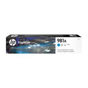 Cartucho pagewide HP 981a cian .