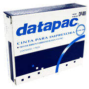 Cinta Datapac negra para impresora .