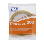 Cinta adhesiva 200 TUK 12mm x 65m , transparente, 1 pza