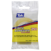 Cinta adhesiva 255 TUK 18 mm x 33 m , transparente, 1 pza