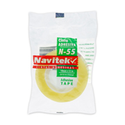 Cinta corte fácil N55 Navitek transparente 18 mm x 33 m uso escolar/oficina