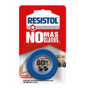 Cinta de montaje Resistol No Más Clavos 80 kg de 19 mm x 1.5 m