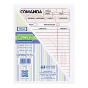 Comanda Pinos Altos de 1/4 carta blístercon 3 blocks