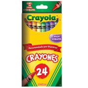 Crayones Crayola Estándar 9.21 cmx.7.9 cm 24 piezas