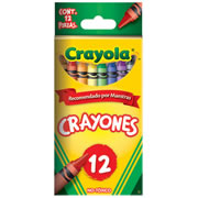 Crayones Crayola Estándar 9.21x.7.9 cm 12 piezas