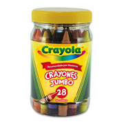 Crayones Crayola Jumbo 10.16 x1.27cm 28 piezas