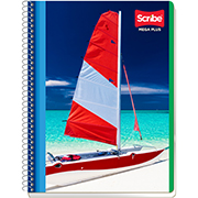 Cuaderno Scribe profesional mega plus cuadro chico (5 mm), con 100 hojas