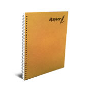 Cuaderno profesional Rayter de cuadro 5 mm, papel semikraft con 100 hojas