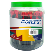 Cutter Corty 3000 chico de 9 mm bote con50 pzas